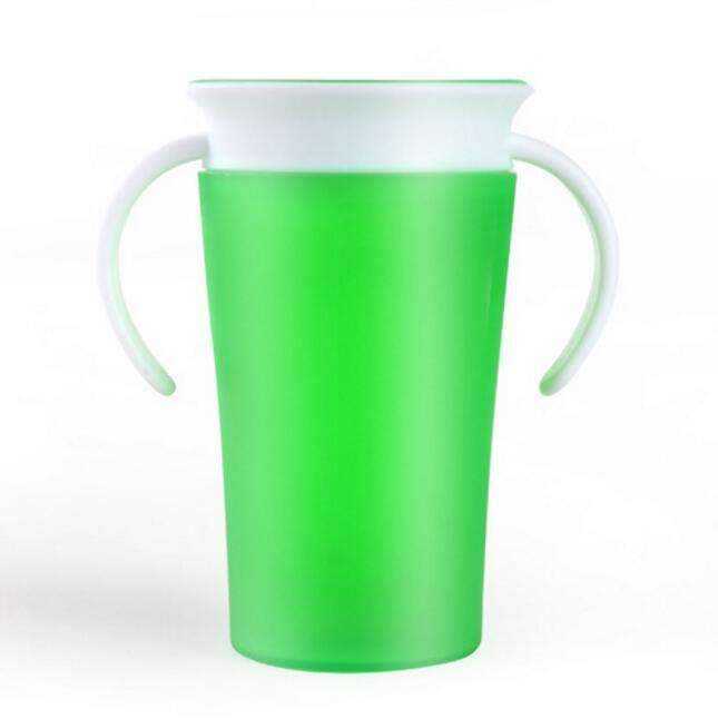 360 Degrees Can Be Rotated Baby Learning Drinking Cup with Double Handle