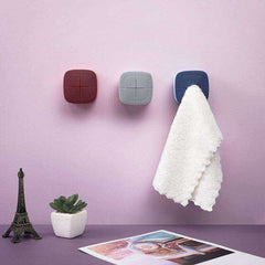 Towels Wash Cloth Clip Hooks Wall Mount Organizer