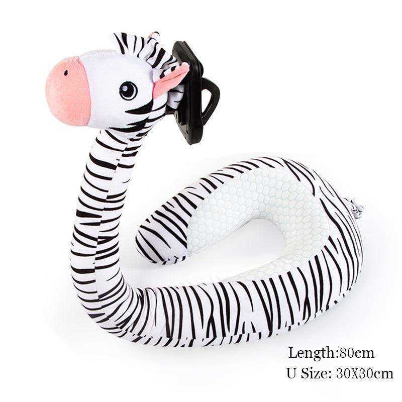 2 In 1 Hands Free Neck Pillow U Shaped Animal Phone Holder