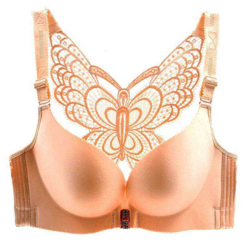 Beautiful Butterfly Front Closure Aesthetic Bra
