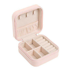 Portable Jewelry Box Storage Organizer Earring Holder