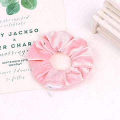 New Korea 2020 Fashion Girls Zipper Headwear Ponytail Holders Hair Accessories
