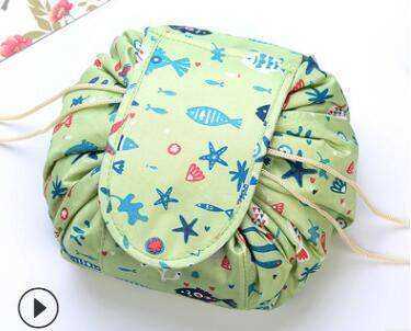 Professional Waterproof Drawstring Makeup Organizer Storage Pouch