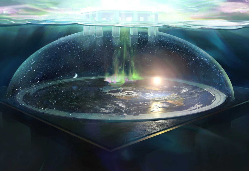 Flat Earth Firmament High Quality Poster Print