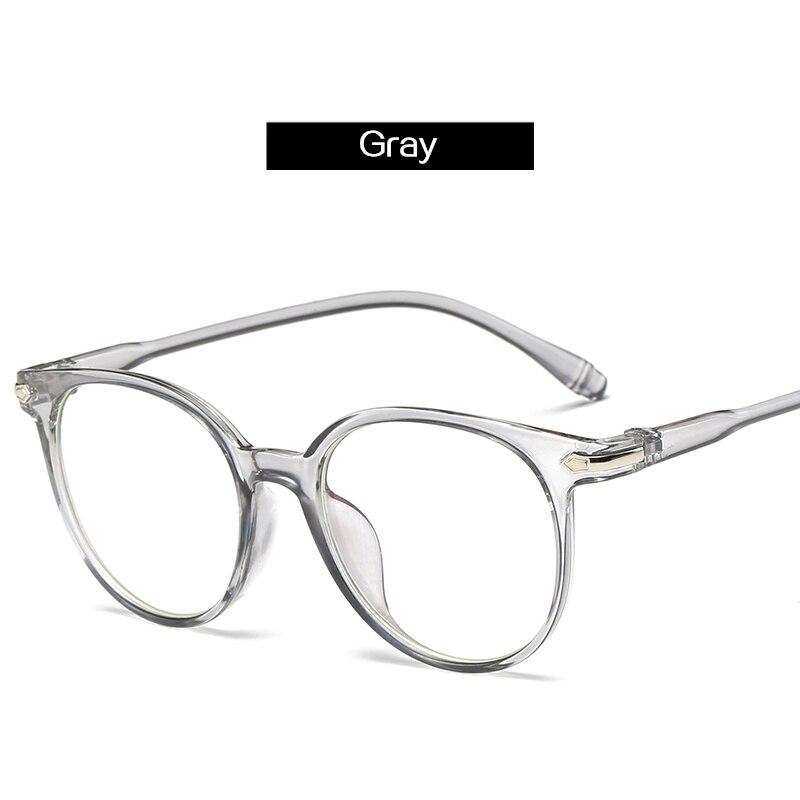 Anti Blue Light Eyeglasses Frame Vintage Round Clear Lens