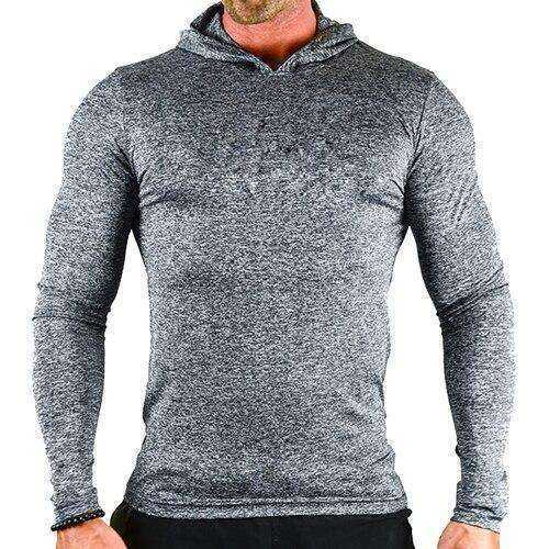 MUSCLE ALIVE Gym Hoodie Men Bodybuilding  Sweatshirts