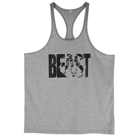 Image of Beast Aesthetic Bodybuilding Gym Workout Muscle Stringer