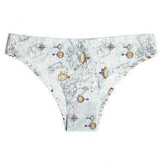 Aesthetic Print Mesh Super Breathable Seamless Women Sexy Panties
