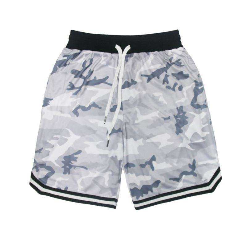 New Men's Fitness Camouflage Sports Shorts