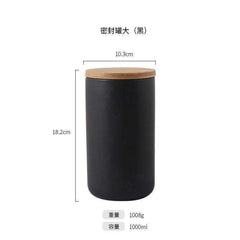 260ML/800ML/1000ML Sealed Ceramic Kitchen Storage Jar