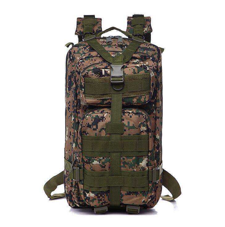 25L 3P Military Army Outdoor Camping Tactical Hiking Climbing Sports Molle Backpack