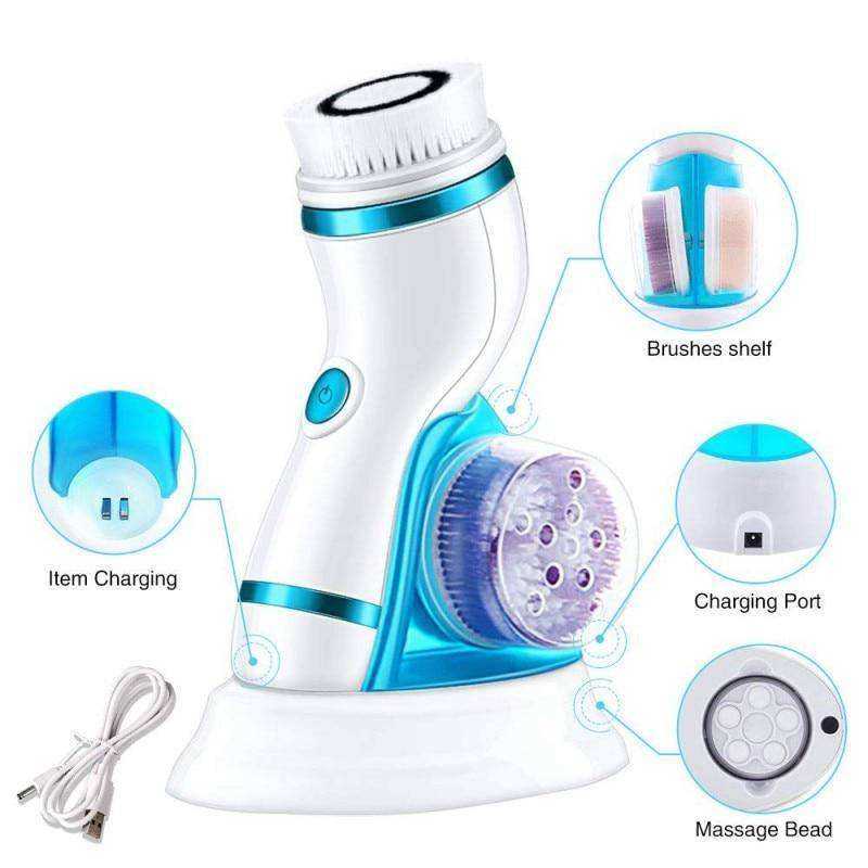 5 in 1 Electric Facial Cleanser Brush Face Cleaning Machine