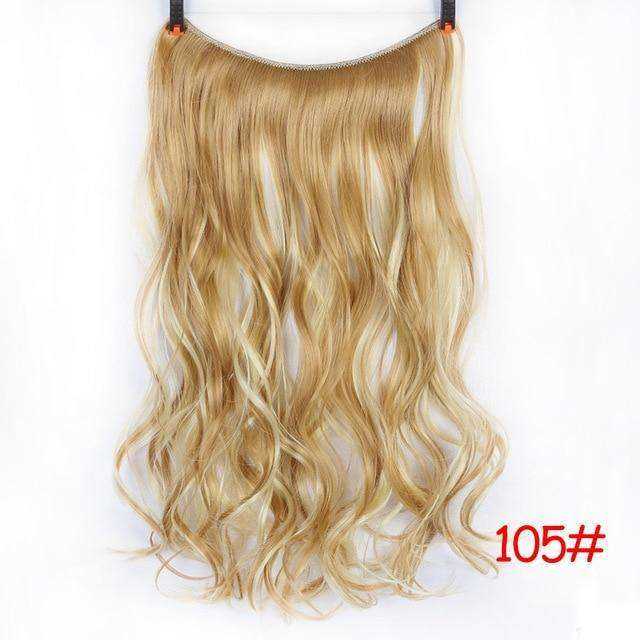 24 Inches Invisible Wire No Clips Hair Extension