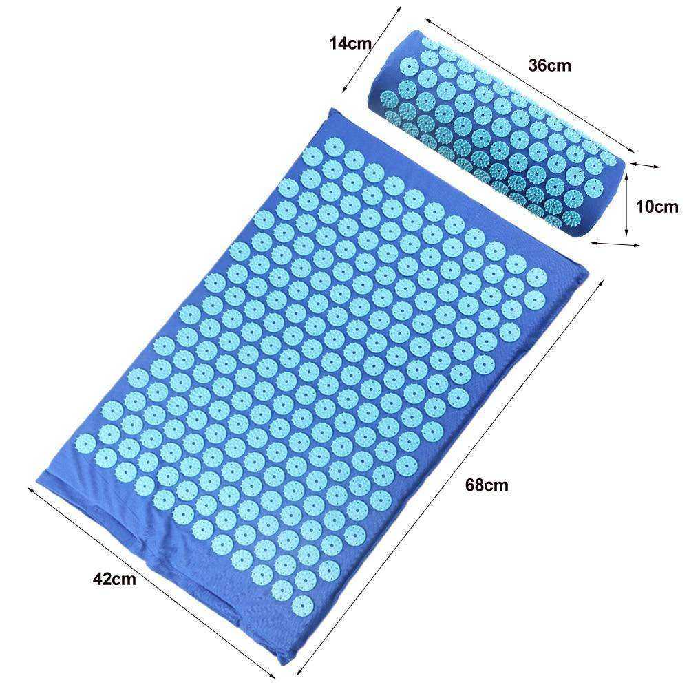 Relieves Stress Acupressure Massager Cushion Yoga Mat