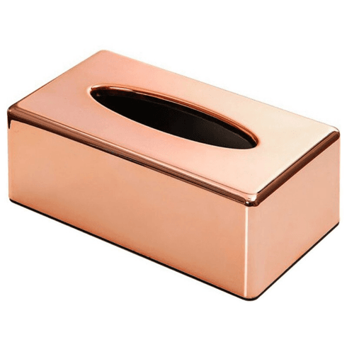 Elegant Royal Rose Gold Tissue Box