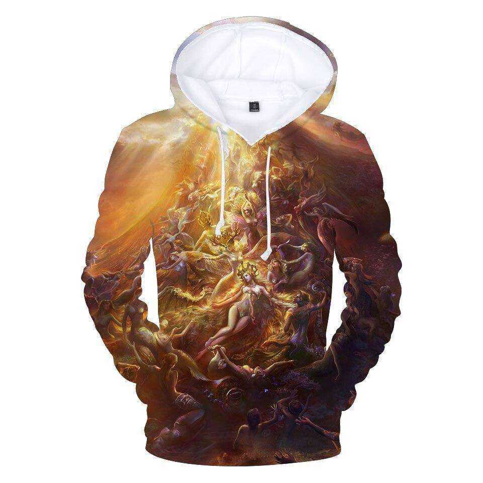 3D Print The Legend of Zelda 3D Sweatshirt Thin Hooded Pullovers