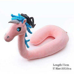 2 In 1 Hands Free Neck Pillow U Shaped Animal Phone Holder
