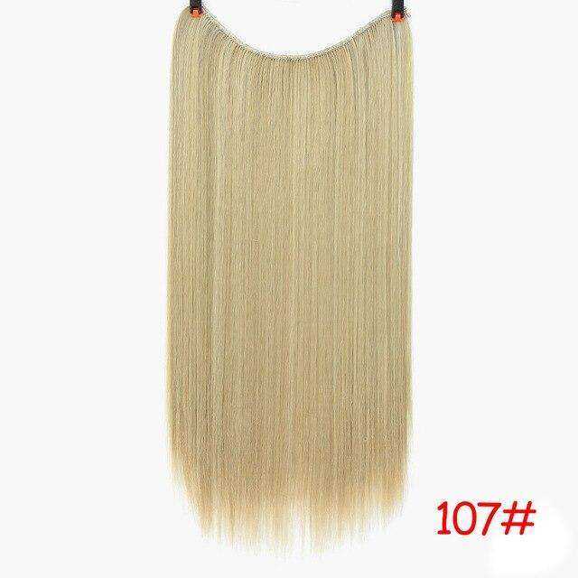 24 Inches Invisible Wire No Clips Hair Extension