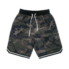 New Men's Fitness Camouflage Sports Shorts