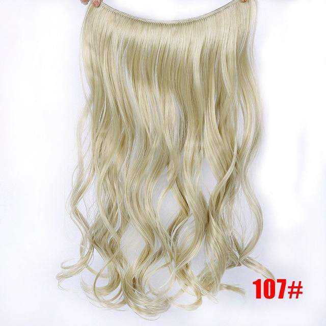 24 Inches Invisible Wire No Clips Hair Extension