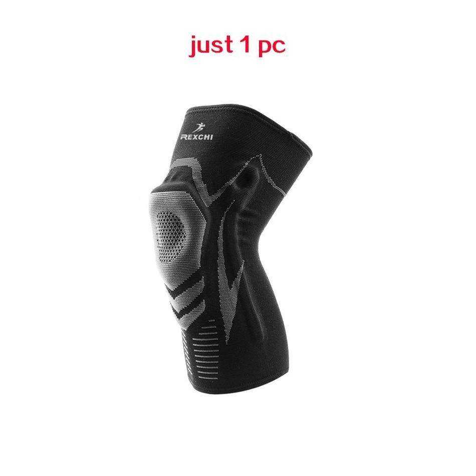 Basketball Elastic Non-slip Patella Brace Knee Pads with Support Silicon Padded