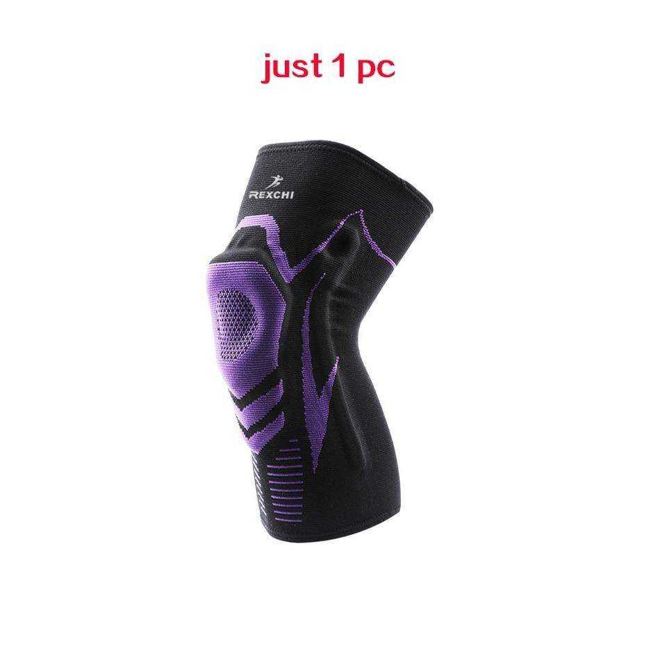 Basketball Elastic Non-slip Patella Brace Knee Pads with Support Silicon Padded