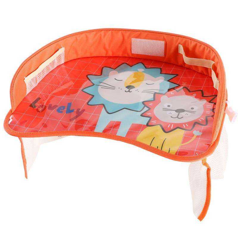 Portable Tray Plates Waterproof Dining Drink Car Table For Kids