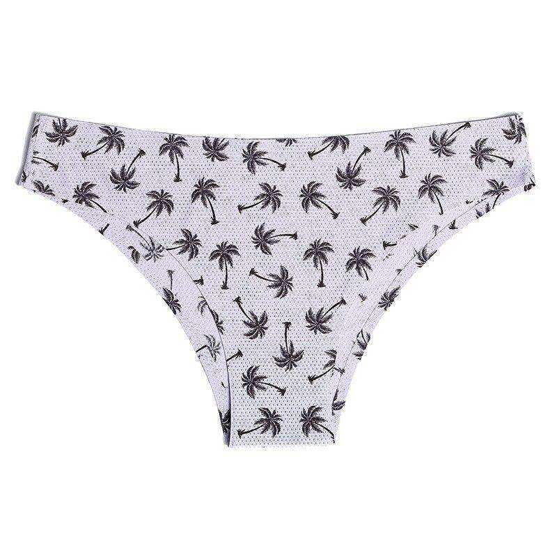 Aesthetic Print Mesh Super Breathable Seamless Women Sexy Panties