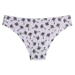 Aesthetic Print Mesh Super Breathable Seamless Women Sexy Panties