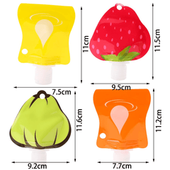 Travel Folding Dispensing Bag Cosmetic Squeeze Bottle