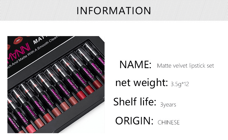 New Liquid Matte Lipstick Makeup Tint