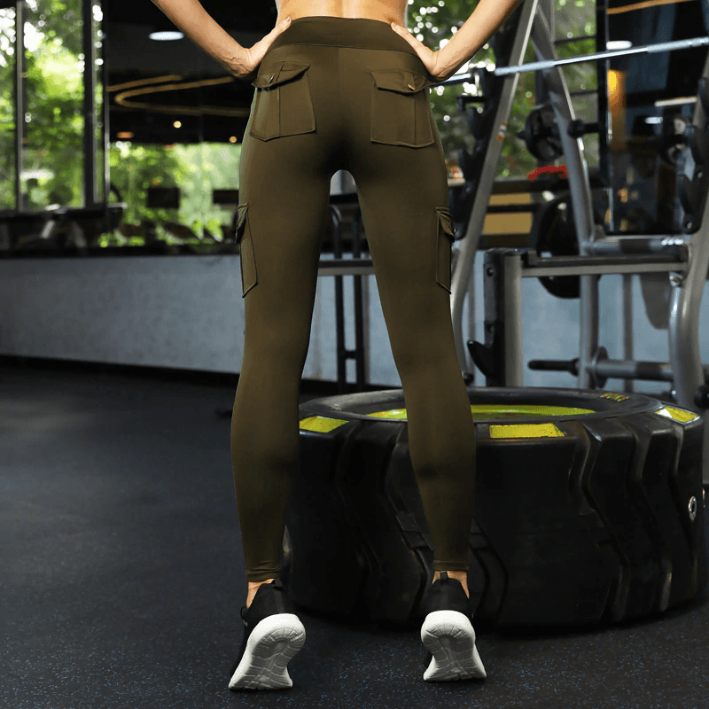 Cargo Pocket Style Push up Leggings