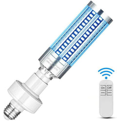 60W UV Germicidal Lamp E27 uv sterilizer Bulb with Remote Control uvc lamp sterilizer AC85-265V led ultraviolet Lights