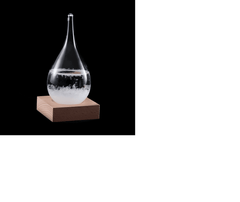 Transparent Droplet Storm Forecast Predictor Monitor Bottle