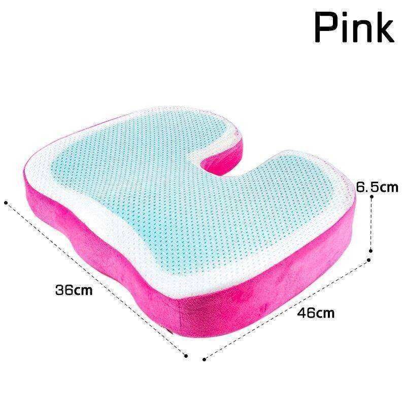 46*36 U Shape Silicone Gel Cushion Memory Foam Pillow
