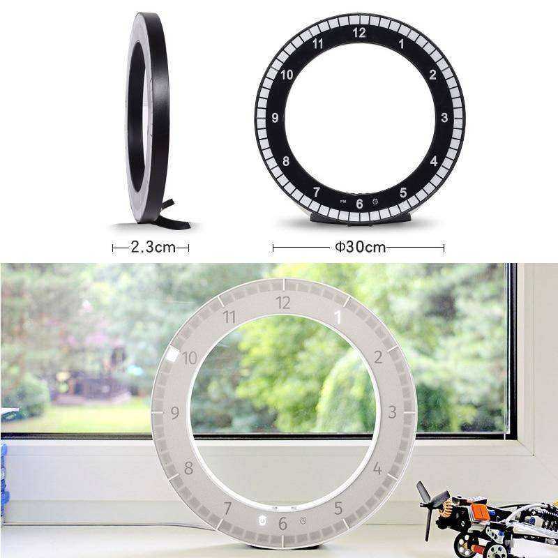 USB LED Digital Wall Clock Modern Design