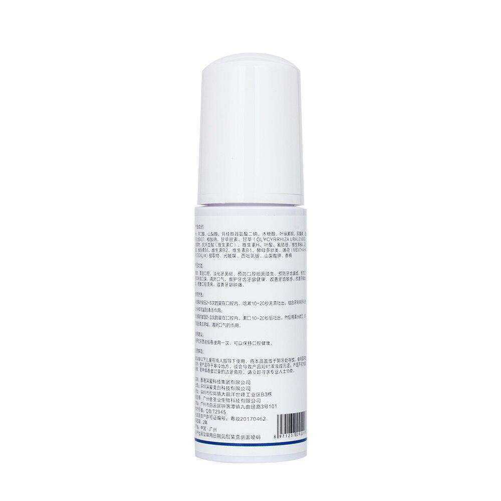 60ml Foam Liquid Toothpaste Natural Mouth Wash