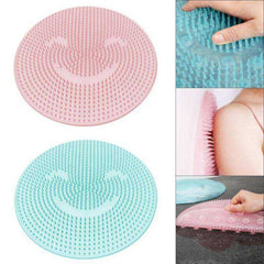Silicone Bath Brush Massager Anti-Skid Pad Bath Mats