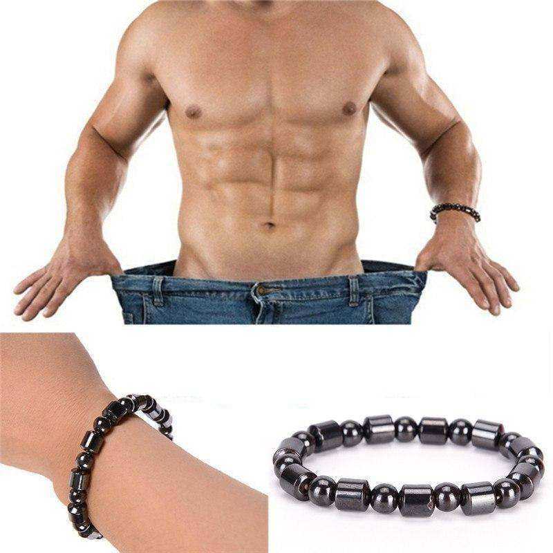 Aesthetic Hematite Stone Weight Loss Bracelet