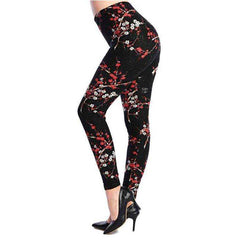 Women Comic Cartoon Printed  High Stretch Punk Rock Leggings