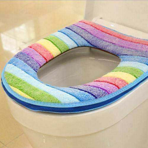 Aesthetic Rainbow Toilet Seat Cover