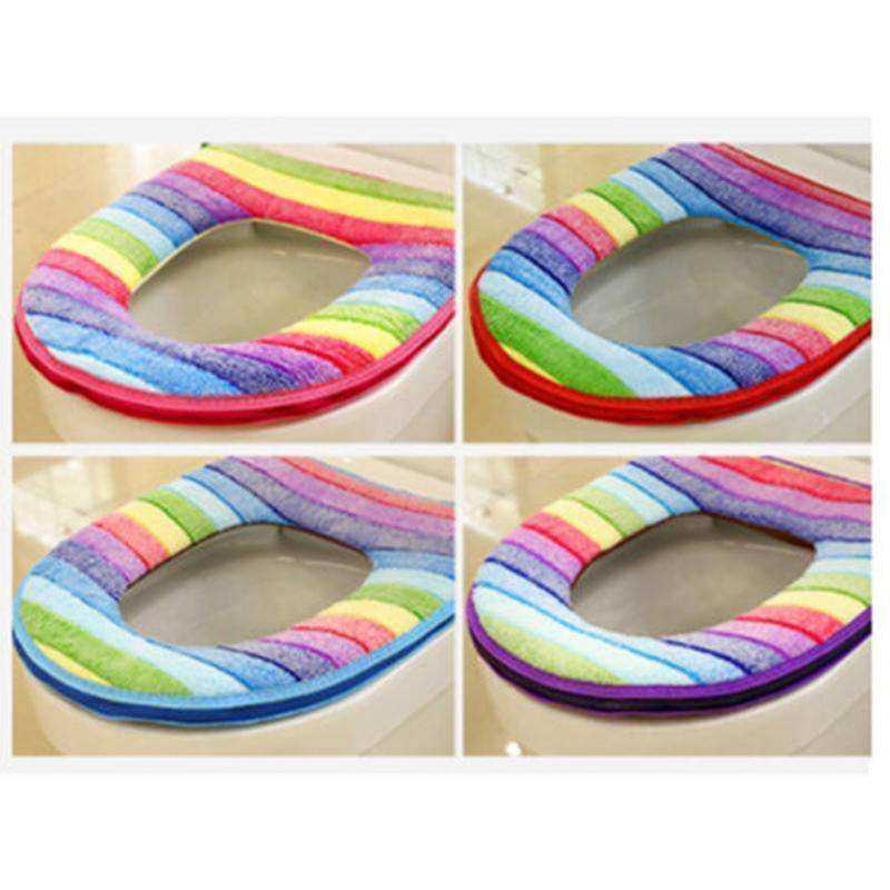 Aesthetic Rainbow Toilet Seat Cover