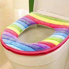 Aesthetic Rainbow Toilet Seat Cover