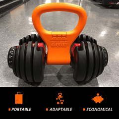 Unisex Adjustable Workout Kettle Bell Grip Dumbbell Equipment