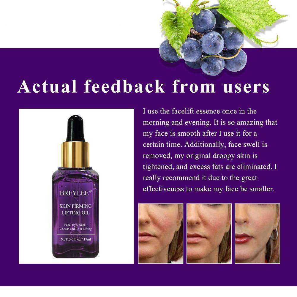 Rapid Skin Firming Lifting Face Essential Oil Massage