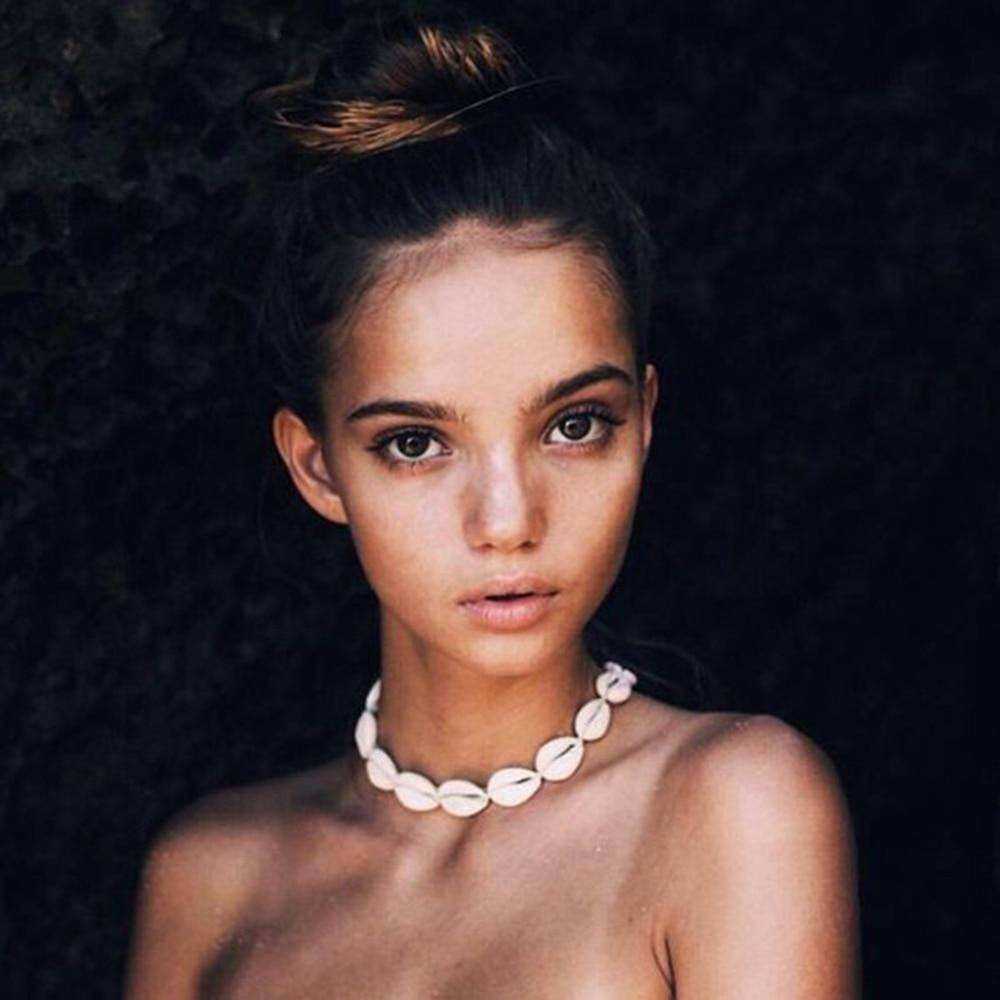 Women Charm Conch Seashell Collar Choker Beach Boho Summer Necklaces