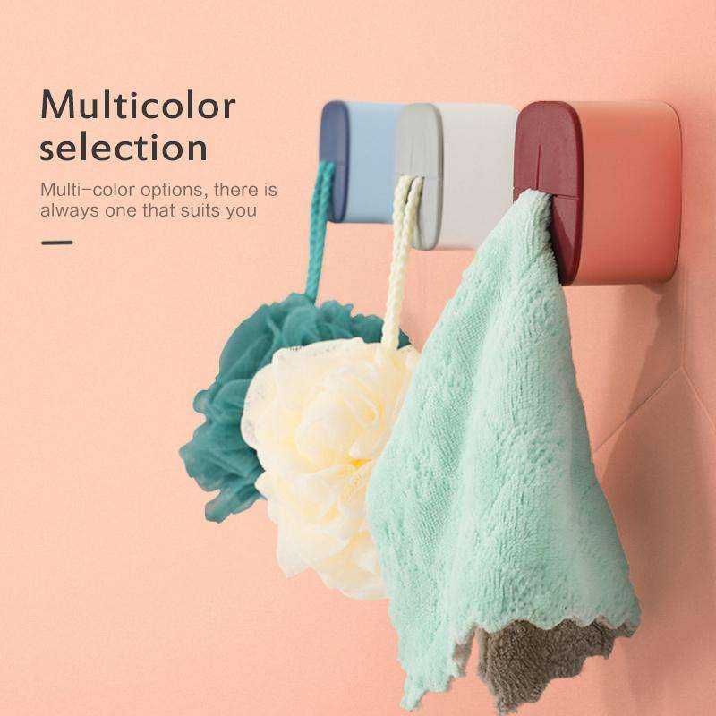Towels Wash Cloth Clip Hooks Wall Mount Organizer