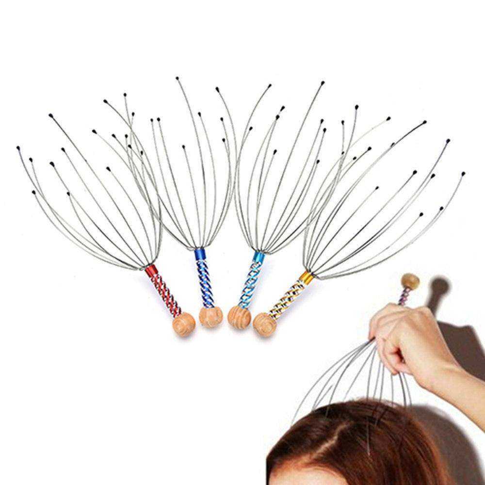 Head and Neck Massage Octopus Scalp Stress Relax Spa