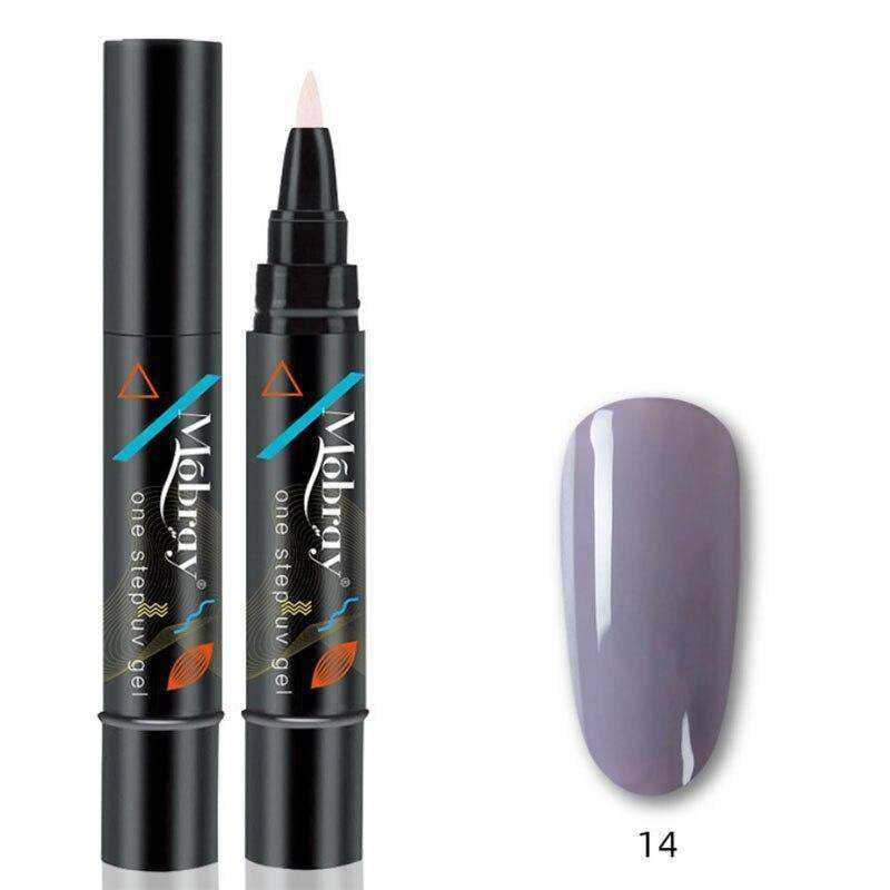 One Step Gel Nail Varnish Pen 3 In 1 Long-lasting Polish
