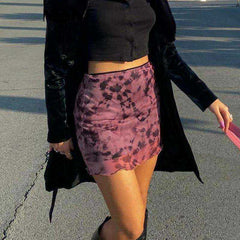 Aesthetics Ruffles A-line Pastel Goth High Waist Mini Skirtsie